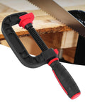 G Clamp Woodworking Tool With Quick Adjustable Movable Jaw For DIY Woodworking And Carpentry Projects 2 Inch Opening 50mm Soft Grip Holding Clamp For Fast Easy And Secure Fabrication clamping wood piece