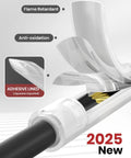 Cross-section of Pro Grade 4:1 Heat Shrink Tubing Kit With 3.54 Inch Extra Length, adhesive-lined dual wall, showcasing layers.