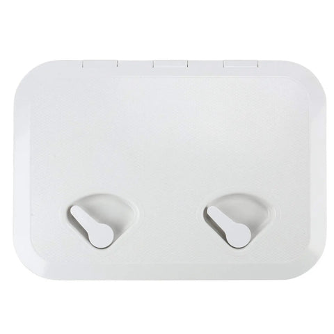 Rectangular Boat Hatch Cover 17-1/4 By 12-3/8 Inches Weatherproof Heavy Duty Deck Lid With 180 Degree Hinge Non Slip Surface
