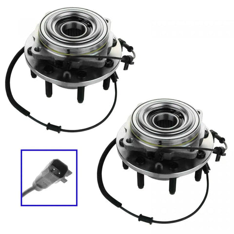 2 Piece Wheel Hub And Bearing Assembly Front Left And Front Right For Passenger And Driver Sides Beefed Up Replacement Kit BHA53736