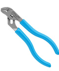4.5 Inch Slip Joint Pliers With Straight Jaw Tongue And Groove Hardened Steel Construction PERMALOCK Fastener Blue Comfort Grips