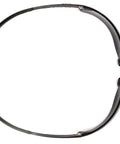 Built Tough Ztek Safety Glasses With IR Coated Clear Lenses And ANSI Z87 Certification viewed from above, highlighting rubber tips.