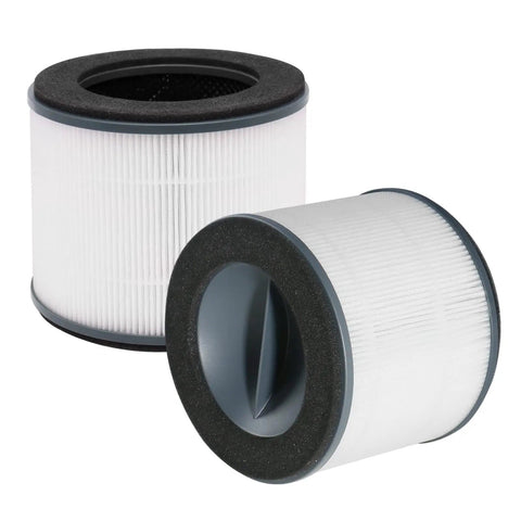 AP-T10FL Replacement Filter 2 Pack For AP-T10 Air Purifier Series Compatible With AP-T10-BK AP-T10-WT high efficiency filtration