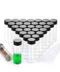 Snag A Solid Stack Of Thirty Dope Little Glass Vials Perfect For Mixing Essential Oils Or Bottling Custom Perfumes With Secure Screw Caps.