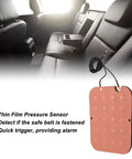 Must Have Ultra Thin Seat Pressure Sensor Pad For Cars 50V Thin Film Sensor For Seat Belt Detection And Passenger Safety Reminder Quick Pressure Sensing Between Foam And Steel Base For Vehicle Occupancy And Safety Alarm Upgrade, car seat sensor pad