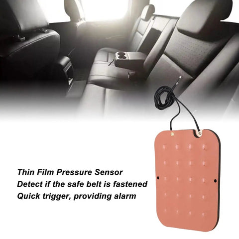Must Have Ultra Thin Seat Pressure Sensor Pad For Cars 50V Thin Film Sensor For Seat Belt Detection And Passenger Safety Reminder Quick Pressure Sensing Between Foam And Steel Base For Vehicle Occupancy And Safety Alarm Upgrade, car seat sensor pad