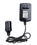 Ready Rock Solid 12V 2A AC To DC Converter With Cigarette Lighter Socket Adapter, black with cord for cars and trucks.