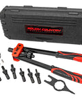10-Piece Nutsert Tool Kit With Quick Change Mandrel Set For Auto Body And DIY Projects including case and tools displayed