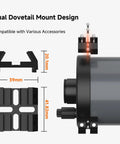 127mm Mak Telescope For Stargazing And Deep Sky Imaging With F11.8 Aperture, Versatile OTA For Adults, Beginner Friendly Setup, Sharp Detail On Distant Galaxies And Nebulae, Ideal Entry To Amateur Astronomy dual dovetail mount, black metal, 39mm