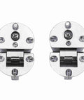 Drop Down Cabinet Hinges 90 Degree Zinc Alloy Door Flap Set For Kitchen And Bedroom Cupboards 2Pcs Easy Access Hardware front view