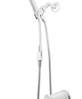 Evolve ShowerStart Express Multifunction 1.5 GPM Handheld Shower with Hot Water Saver Thermostatic Valve and Auto-Diverting Tub Spout System, Chrome.