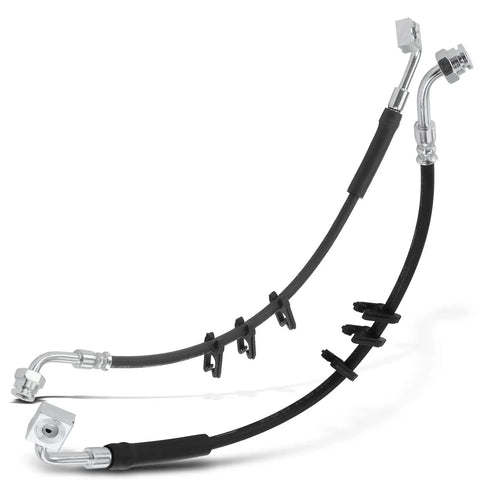 Front Brake Hydraulic Hose For Ford E250 E350 Econoline And E450 Super Duty 2-Piece Front Left Replacement Direct Fit ABS Compatible Fits 1995 Through 2005 E Series