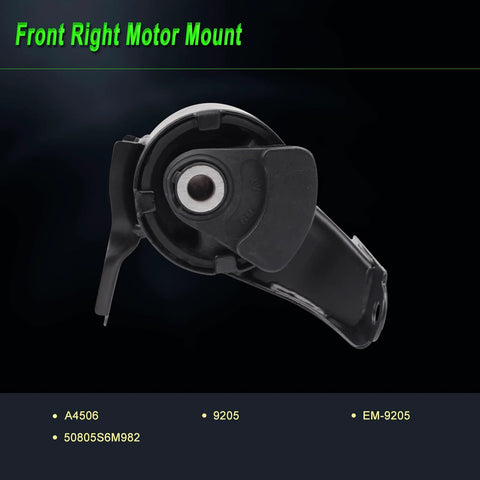 Honda CRV Engine Motor Mount Set Of 4 For 2002 2003 2004 2005 2006 2.4L Auto Transmission Replacement front right mount