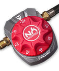 Safety Auto Shut Off Gas Timer for Propane and Natural Gas, 0-60 Minute Preset, 100,000 BTU, 3/8 Inch Flared Connector and Hose