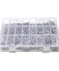 Organized Huge 900 Piece Stainless Steel Nuts And Bolts Set With Metric M3 M4 M5 M6 Screws Pan Head Phillips Drive And Flat Washers