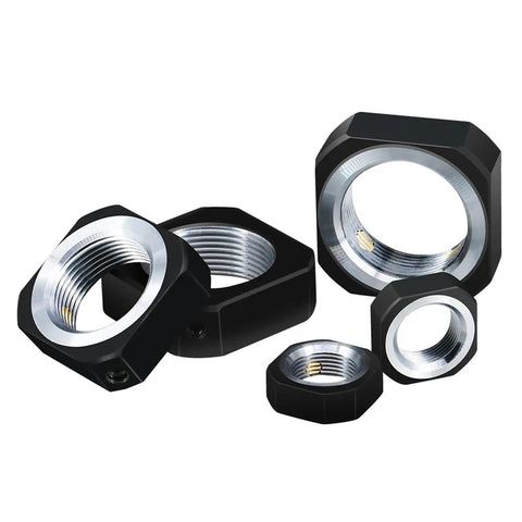 Heavy Duty Universal Ball Screw Lock Nut Set For Milling Router Fine Thread M10x1 M12x1 M15x1 M17x1 M20x1 M25x1.5