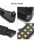 Soundhole Magnetic Pickup With Volume And Tone Controls For Acoustic Guitars, 12 Hole Transducer Kit detail