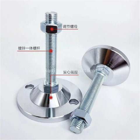 4 Pack Adjustable Leveling Feet For Cabinets Tables And Furniture Legs M8x50mm Thread Size Heavy Duty Support Over 200 Pounds