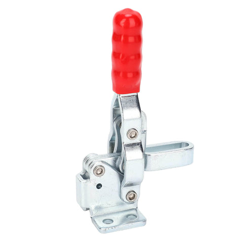 Beefy Quick Release Toggle Clamp For Welding, Woodworking And Metalworking Projects, Durable Hold Down Clamp with red handle