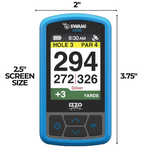 Handheld Golf GPS With Water Resistant Color Display 38,000 Course Maps And Scorekeeper No Subscriptions Free Updates