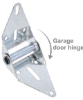 Heavy Duty Garage Door Hinges 2 Pack Noise Reduction Hardware For Outdoor Residential Track Attachment Rugged Metal Hinges Built To Withstand Weather And Deliver Quiet Smooth Operation, single metal hinge