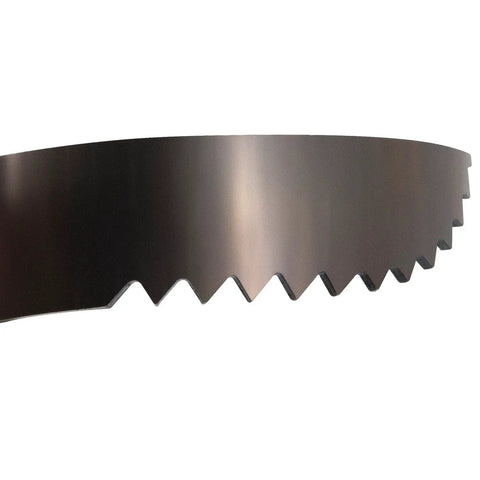 Close-up view of the sharpened spiral blade of the Professional Grade Heavy Duty 2 Inch C Cutter Drain Cleaner Tool.