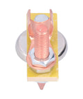 Heavy Duty Magnetic Welding Ground Clamp With Super Strong Copper Tail And Powerful Magnet Head Perfect For Heavy Mechanical Repair Jobs And Maintenance Tasks At 300 Amps Capacity top view showing copper tail and磁铁