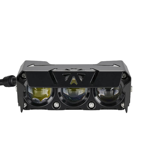 Electric Dirt Bike Headlight For GT73 With 20W LED Front Light Bar And Horn Tough As Nails Die Cast Aluminum Housing Fast Heat Dissipation Long Lasting For Night Rides And Trail Adventures