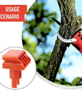4 Pack Swivel Pegs For Workbench Compatible With Workmate 79 010 4 79 028 79 032 Plastic Replacement Parts For Holding Awkward Shaped Pieces Flexible Hand Tool used with a tree branch