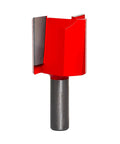 Double Flute Straight Router Bit Eclipse Grind With TiCo Hi-Density Carbide, 2 Cutters, 1-1/2 in Diameter, Red Coating