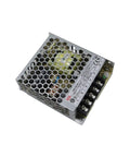 Top Tier 50W 24V Switching Power Supply Runs Rock Solid In An Ultra Flat 1U Tray with honeycomb casing for heat dissipation.