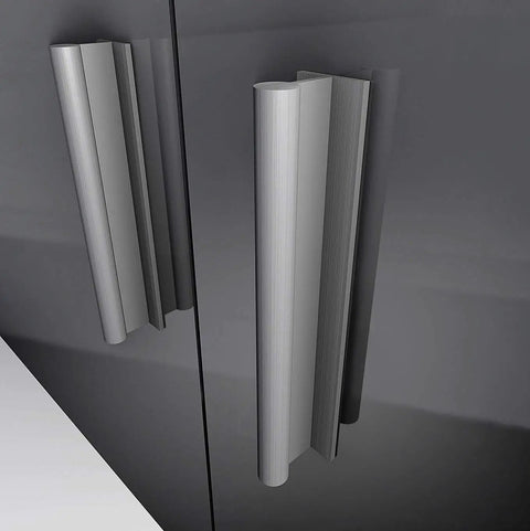 Peel And Stick Finger Pull Handles For Kitchen Drawers Zero Drill Installation Hassle Free Screwless Cabinet Knobs on sliding glass