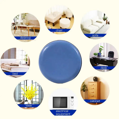 12 Pack Teflon Furniture Sliders Designed To Make Heavy Furniture Glide Like Butter Across Hardwood Tile And Laminate Flooring While Keeping Your Living Room Scratch Free During Weekend Moves placed under furniture types.