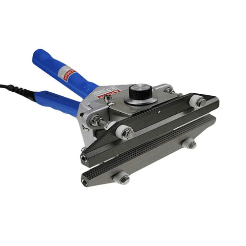 8 Inch Hand Held Crimp Heat Sealer For Bags Portable Stainless Steel Tool With Insulated Grips Easy Clamp Operation