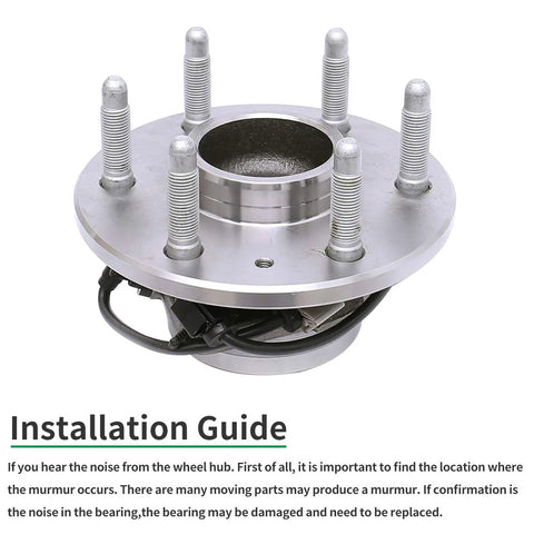 Front Wheel Hub Bearing Assembly 515054 for 1999-2004 Chevy Silverado 1500 2WD, top view, set of 2