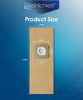 Nine Pack Replacement Vacuum Bags Compatible With G3 G4 G5 G6 G7 Vacuum Cleaners Fits 197294 197394 product size display