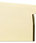 Self-Adhesive Folder Divider With 1-Inch Twin Prong Fastener For Letter-Size Manila Folders, 25 Per Pack
