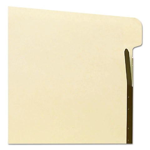 Self-Adhesive Folder Divider With 1-Inch Twin Prong Fastener For Letter-Size Manila Folders, 25 Per Pack