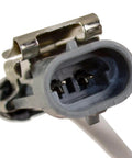 Close-up of ABS sensor connector for Front Wheel Bearing And Hub Assembly with ABS Sensor for Buick Century 1994 to 1996 and other GM models.