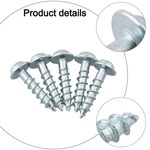 Heavy Duty Pocket Hole Screws 20mm Coarse Thread Self Tapping Fasteners Zinc Coated Case Hardened Steel Detail View