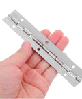 Heavy Duty Stainless Steel Piano Hinges For Cabinet Doors And Furniture With Pre Drilled Holes in hand view