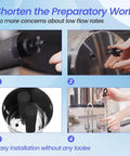 Cartridge Water Filter Replacement For Gravity Systems BERKEY Compatible Purifier Elements installation steps