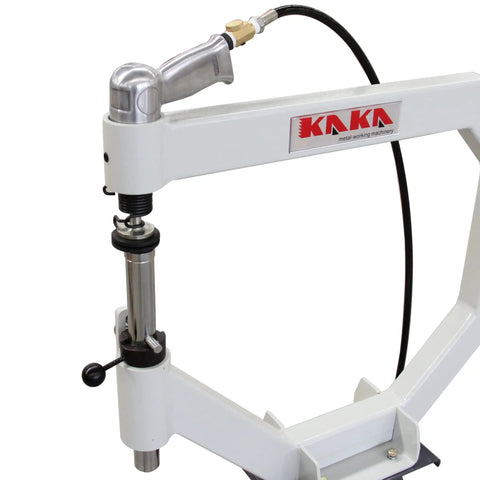 Heavy Duty Pneumatic Planishing Hammer With 19.6 Inch Deep Throat Steel Stand And Foot Pedal For Smooth Weld Finishing And No Sweat Auto Body Panel Work