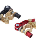 2 Pack Car Battery Terminal Clamps for Quick Disconnect and Release Positive Negative Power Terminals and Ends Heavy Duty