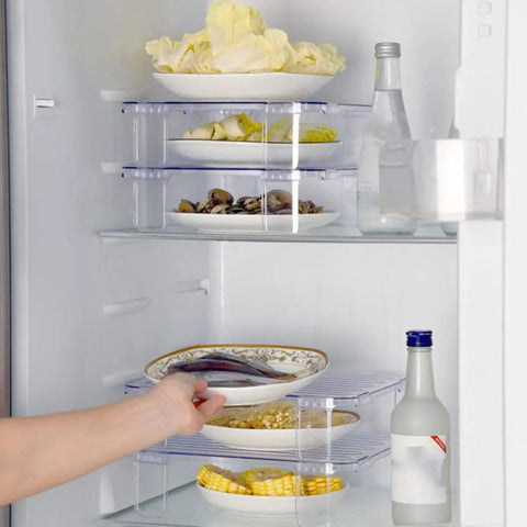Multi Purpose Refrigerator Storage Shelves And Sturdy Fridge Organizer Rack Keep Your Kitchen Tight And Tidy As A Whistle With This Game Changing Rack Setup For Lightning Fast Access