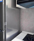 Heavy Duty Stainless Steel Heat Shield For Fridge And Oven, Gas Burner Insulation Board, installed between fridge and stove
