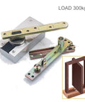 Heavy Duty Concealed Door Pivot Shaft Lets Your Indoor Wood Door Swing Free 360 Degrees Smoothly With Massive 300kg Load Support And Built In Bearings.