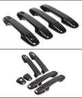 Heavy Duty Car Door Handle Cover Protection Guard Compatible Subaru Ascent 2019 2025, 8 black trim covers