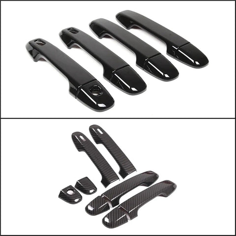 Heavy Duty Car Door Handle Cover Protection Guard Compatible Subaru Ascent 2019 2025, 8 black trim covers