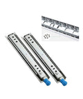 Beefy Heavy Duty Drawer Slides 40 Inch 3 Section Full Extension Ball Bearing Metal Drawer Runners 120 Kg Capacity Smooth Glide
